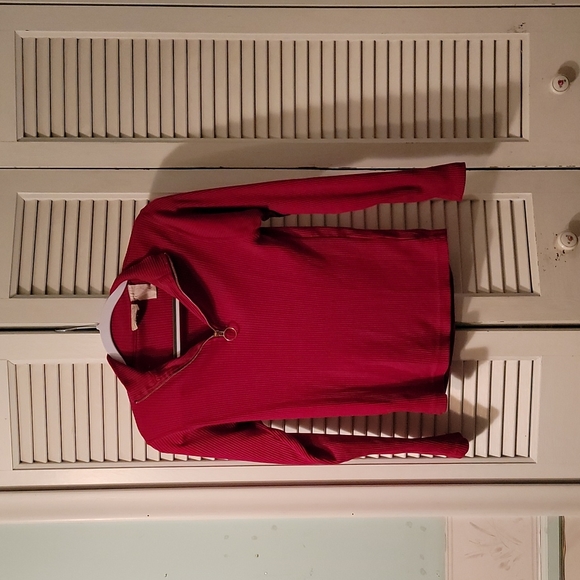 Deep Red Erika & Company Long Sleeve Shirt - Picture 3 of 3